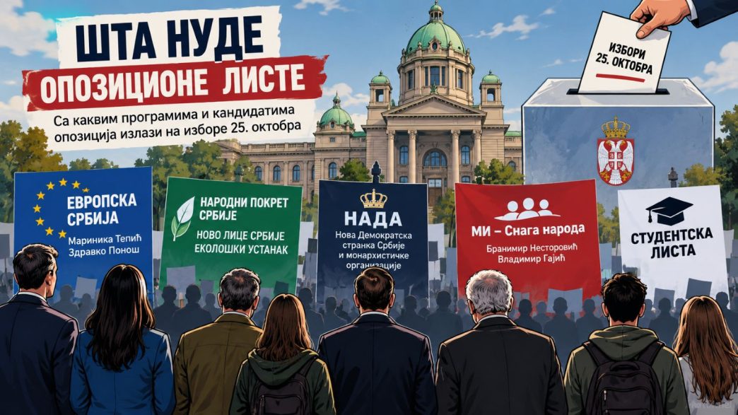 опозиционе листе Serbia’s opposition lists